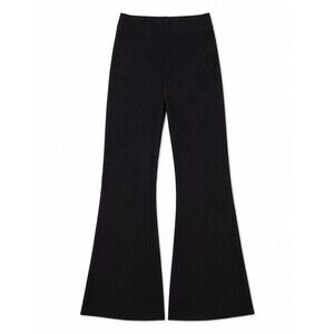 Gauge81 Black Knit Flare Pants size small ribbed Gauge 81 32" inseam